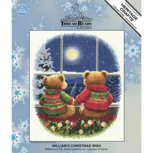 Heritage Crafts William's Christmas Wish borduren (pakket)