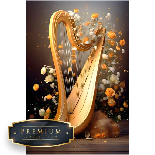 Harp Premium DP Diamond Painting