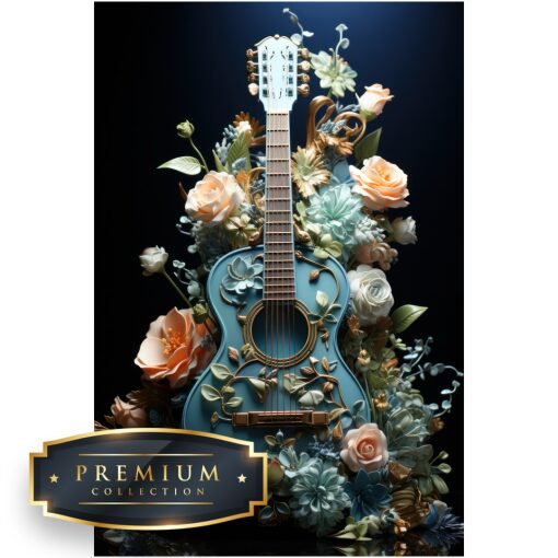 Gitaar Premium DP Diamond Painting