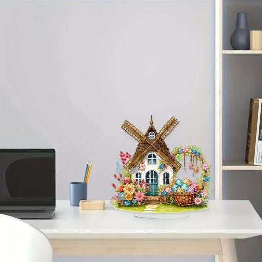 Molen voor pasen Diamond painting standaard