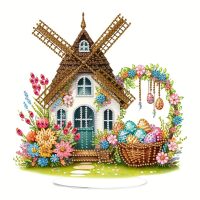 Molen voor pasen Diamond painting standaard