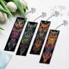 Diamond Painting Uilen boekenlegger (4 stuks)