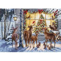 Luca-S Nosy Neighbours GOLD BU5086 borduren (pakket)