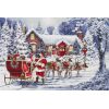 Luca-S Santa’s Visit GOLD BU5084 borduren (pakket)