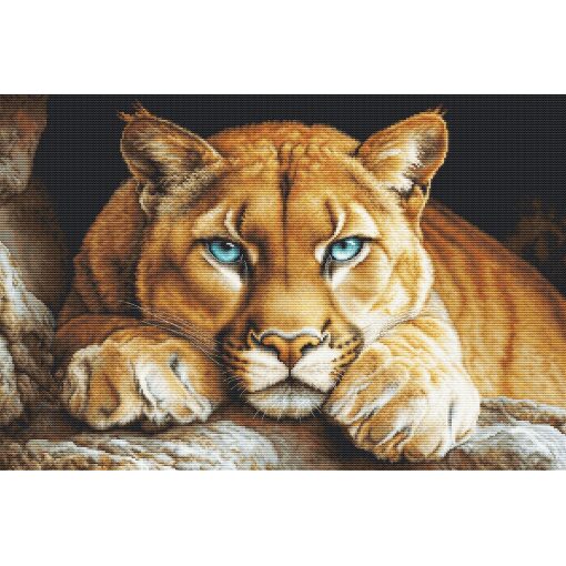 Luca-S The Wild Spirit GOLD BU5081 borduren (pakket)