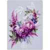 Magic Needle Purple Silk Peonies 070-004 borduren (pakket)