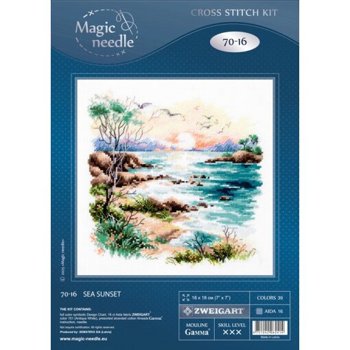 Magic Needle Sea Sunset 070-016 borduren (pakket)