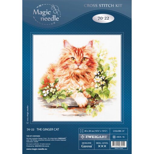 Magic Needle The Ginger Cat 070-022 borduren (pakket)