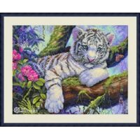 Merejka White Tiger K260 borduren (pakket)