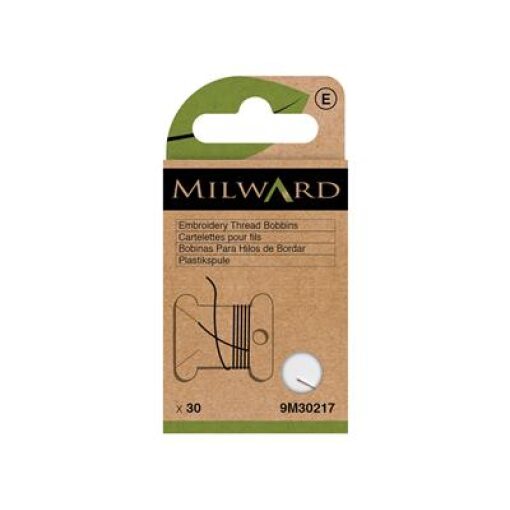 Milward Green Plastic wikkelkaartjes / bobbins (30 stuks)