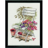 Pako Tuinstoel met veldboeket borduren (pakket) 215.365