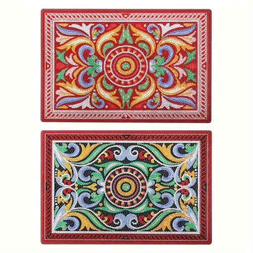 Diamond painting Placemats 2 stuks versie 1