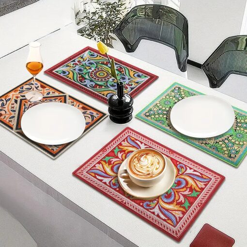 Diamond painting Placemats 2 stuks versie 2 - Afbeelding 2