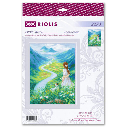 RIOLIS Where Does the River Flow 2273 borduren (pakket)