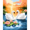 Swan Serenade Schilderen op nummer W094