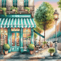 AVA Stitch A Cafe in the City P026 borduren (pakket)