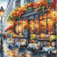 AVA Stitch Coffee in Autumn P051 borduren (pakket)