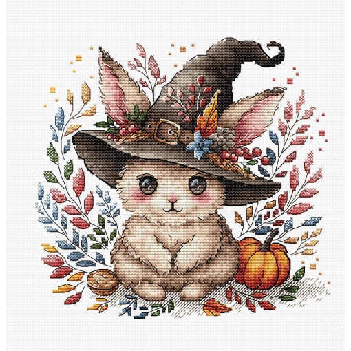 AVA Stitch Magic Bunny in Autumn P075 borduren (pakket)