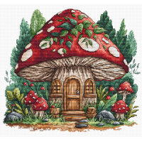 AVA Stitch Mashroom Cabin P109 borduren (pakket)