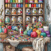 AVA Stitch Sewing Room P022 borduren (pakket)