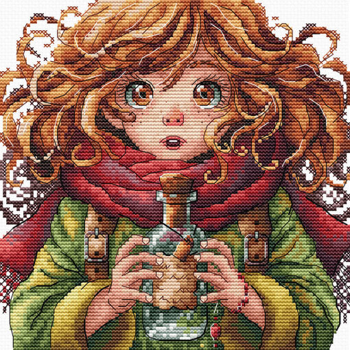 AVA Stitch The Mysterious Bottle P060 borduren (pakket)