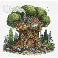 AVA Stitch Tree House P023 borduren (pakket)