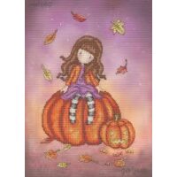 Bothy Threads Gorjuss Pumpkin Perch XG50 borduren pakket