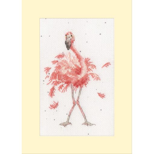 Bothy Threads Hannah Dale Pretty In Pink XGC55-TP Wenskaart borduren