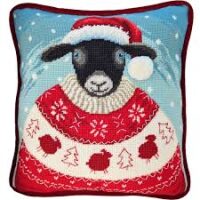 Bothy Threads Lucy Pittaway A Cosy Christmas TPY4 Petit Point kussen borduren (pakket)
