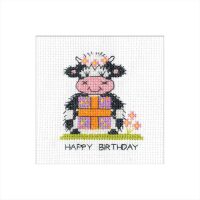 Heritage Crafts Milkshake Card Present 1901A borduren pakket