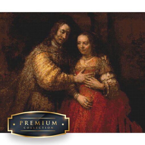Joods Bruidje Rembrandt Premium DP Diamond Painting - Afbeelding 2