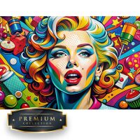 Pop Art Marilyn Monroe Premium DP Diamond Painting
