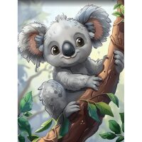 Koala on a branch Schilderen op nummer KT725