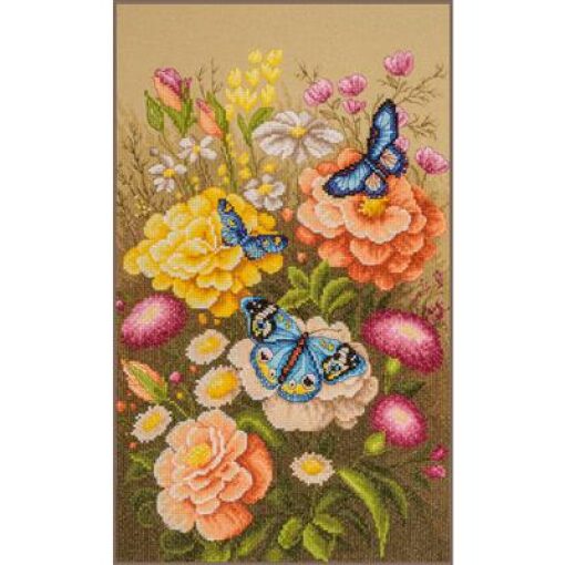 LanArte Mystieke vlindertuin PN-0206089 borduren pakket