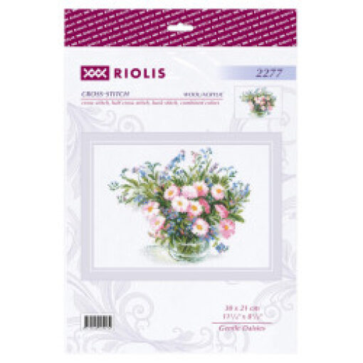 RIOLIS Gentle Daisies 2277 borduren (pakket)