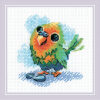 RIOLIS Little Parrot 2284 borduren (pakket)