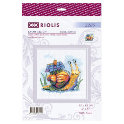 RIOLIS Little Snail 2285 borduren (pakket)