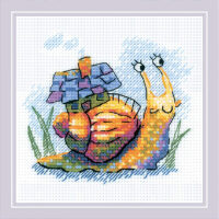 RIOLIS Little Snail 2285 borduren (pakket)