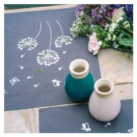 Vervaco Placemat kit Pluisjesbloem set van 2 PN-0214749  borduren pakket