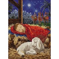 Leti Stitch Baby Jesus L9952 borduren (pakket)