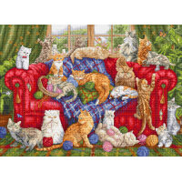 Leti Stitch Meow Manor L9946 borduren (pakket)