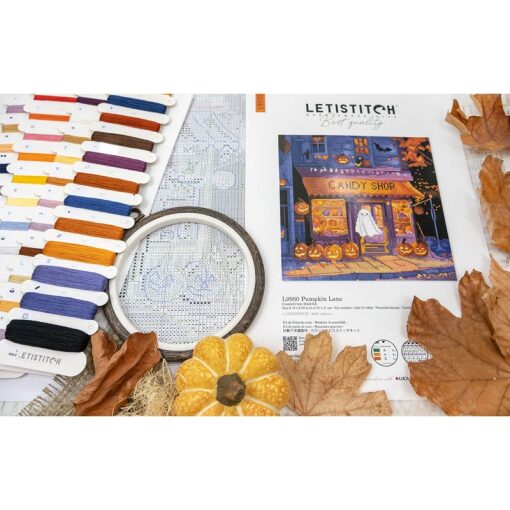 Leti Stitch Pumpkin Lane L9950 borduren (pakket)