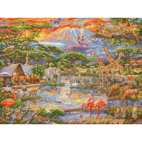 Leti Stitch Wild Africa L9941 borduren (pakket)