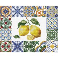 Luca-S Lemon Essence of the Mediterranean B7049 borduren (pakket)