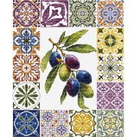 Luca-S Olive Palette of the Mediterranean B7050 borduren (pakket)