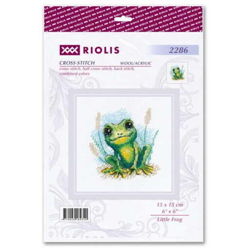 RIOLIS Little Frog 2286 borduren (pakket)