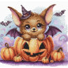 AVA Stitch Halloween P061 borduren (pakket)