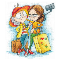 Andriana Grandmothers travellers ANB-28 borduren (pakket)