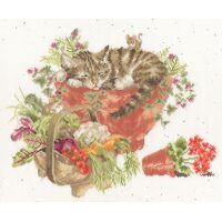Bothy Threads Hannah Dale Purrrfect Spot XHD149 borduren (pakket)