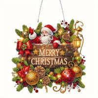Diamond painting muurhanger Merry Christmas